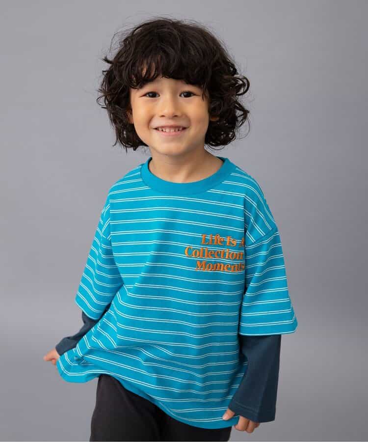 ★SALE★2Pレイヤード風ボーダーロンT