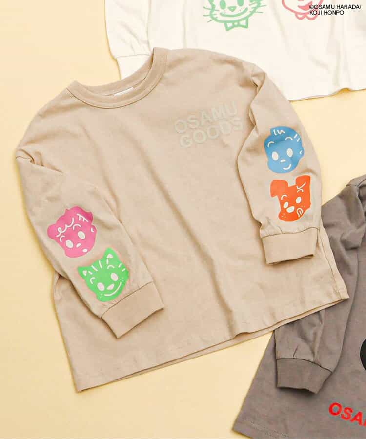 ＜OSAMU GOODS＞カラバリ長袖Tシャツ