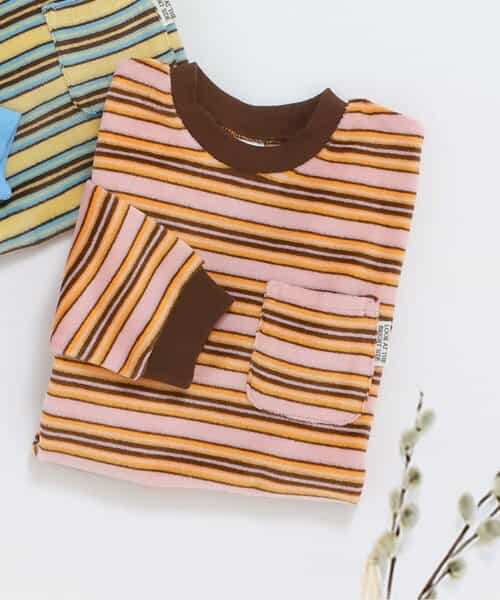 ★SALE★ベロアボーダーロンT