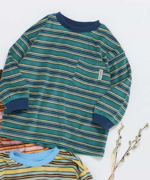 ★SALE★ベロアボーダーロンT