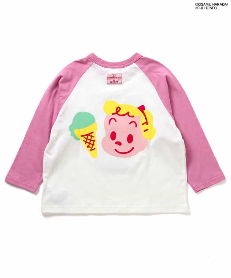 ＜OSAMU GOODS＞ラグランワッペン長袖Tシャツ_959698