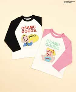 ＜OSAMU GOODS＞ラグランワッペン長袖Tシャツ_959702