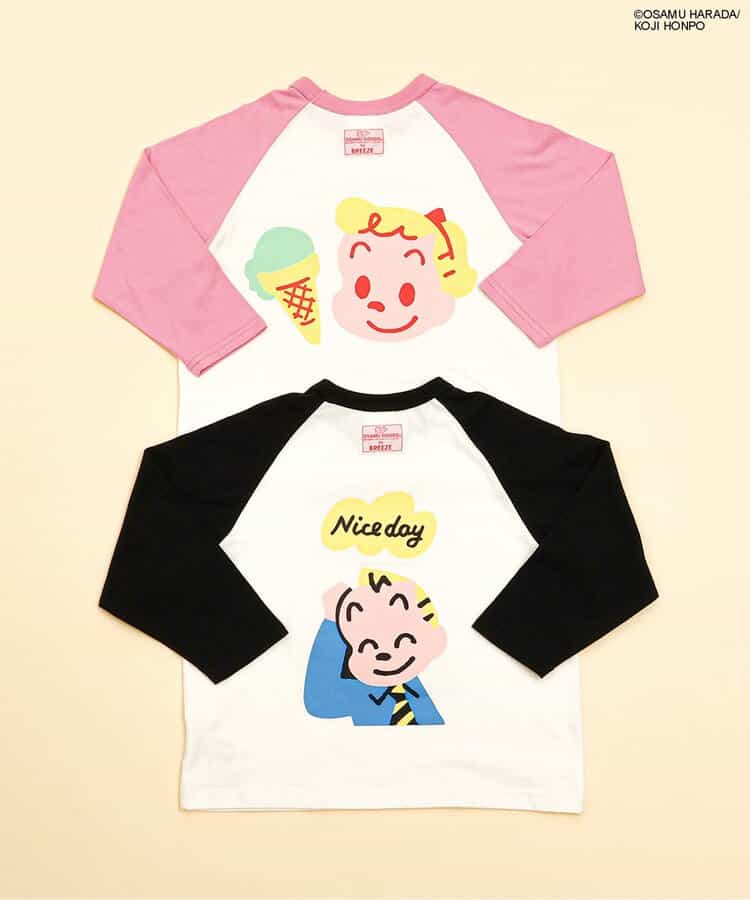 ＜OSAMU GOODS＞ラグランワッペン長袖Tシャツ_959703