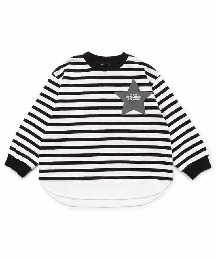 WEB限定 スターポケットレイヤード風Tシャツ