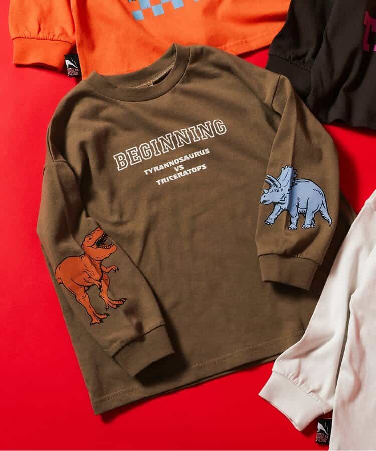 4色4柄ダイナソーバリエーションTシャツ_953456