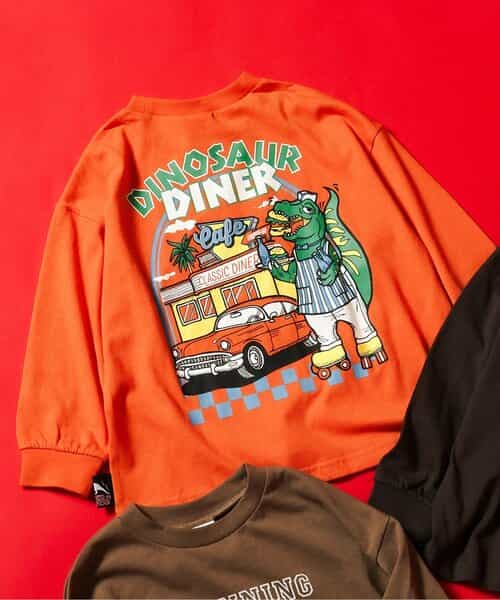 4色4柄ダイナソーバリエーションTシャツ