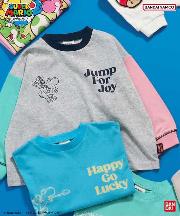 スーパーマリオ　ボックスTシャツ