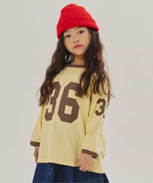 WEB限定 配色ナンバリングTシャツ