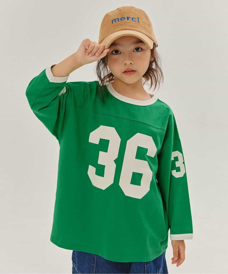 WEB限定 配色ナンバリングTシャツ