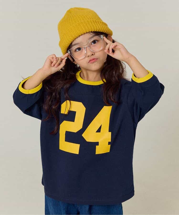 WEB限定 配色ナンバリングTシャツ