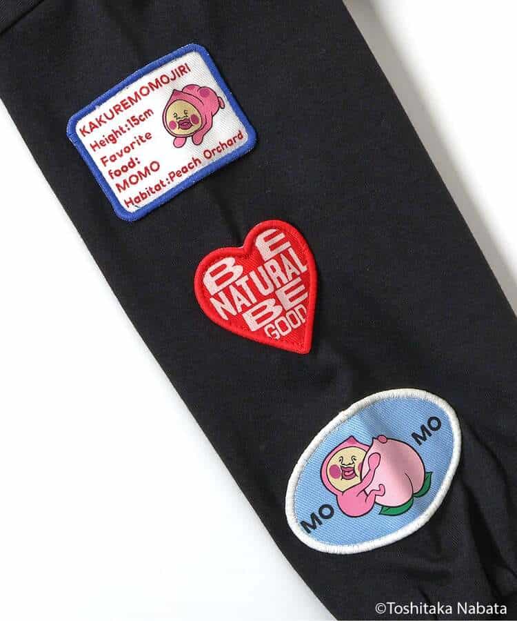 こびとづかん ワッペン長袖Tシャツ_978242