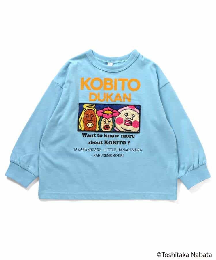 こびとづかん ワッペン長袖Tシャツ_978243