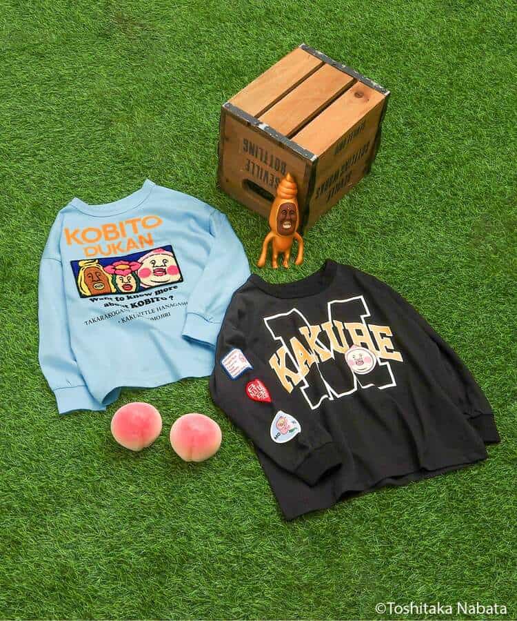 こびとづかん ワッペン長袖Tシャツ_978248