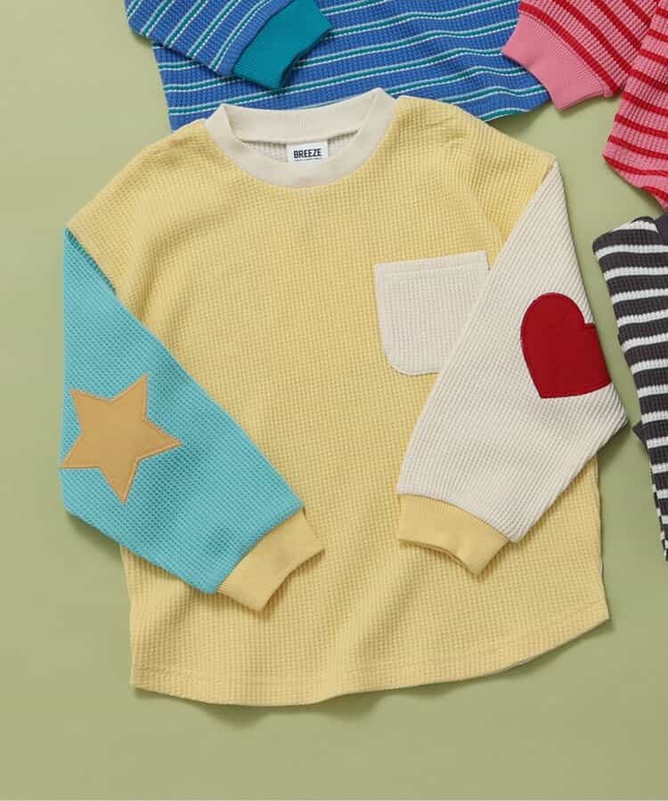 【リンク】いろいろパッチワッフルロンT