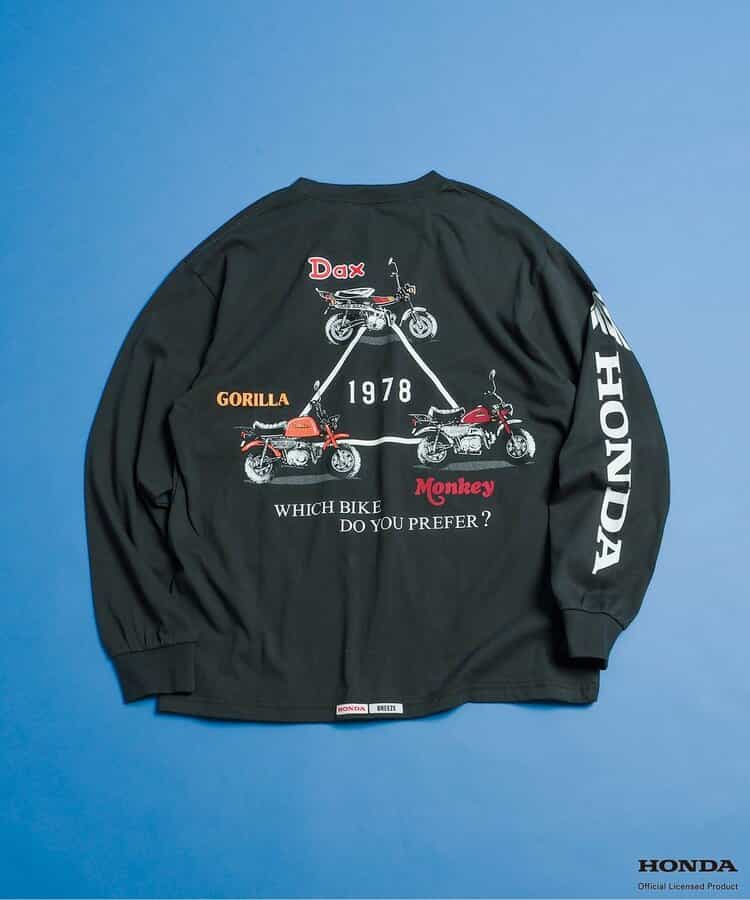 【リンク】Honda大人ヴィンテージグラフィック長袖Tシャ