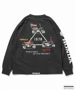 【リンク】Honda大人ヴィンテージグラフィック長袖Tシャ_934092