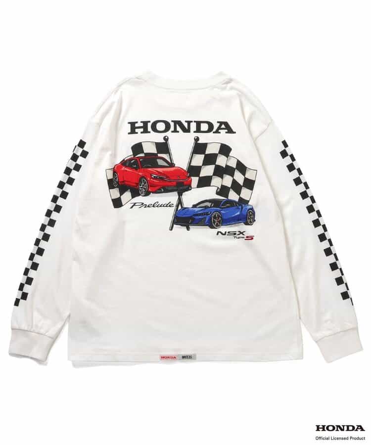 【リンク】Honda大人ヴィンテージグラフィック長袖Tシャ_934094