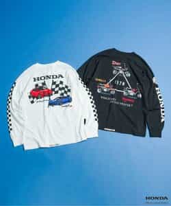 【リンク】Honda大人ヴィンテージグラフィック長袖Tシャ_934099