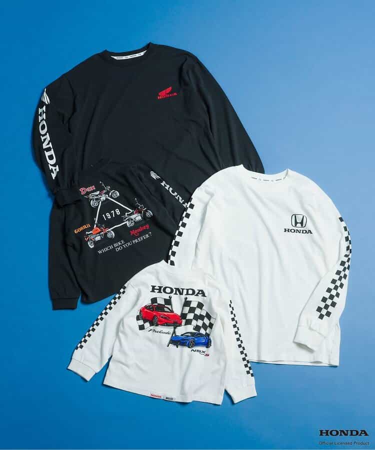 【リンク】Honda大人ヴィンテージグラフィック長袖Tシャ_934100