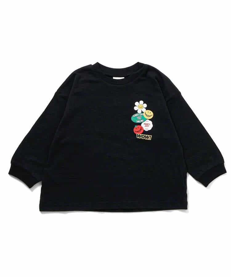 WEB限定  ゆったりシルエットグラフィックバリエーション長袖Tシャツ_979542