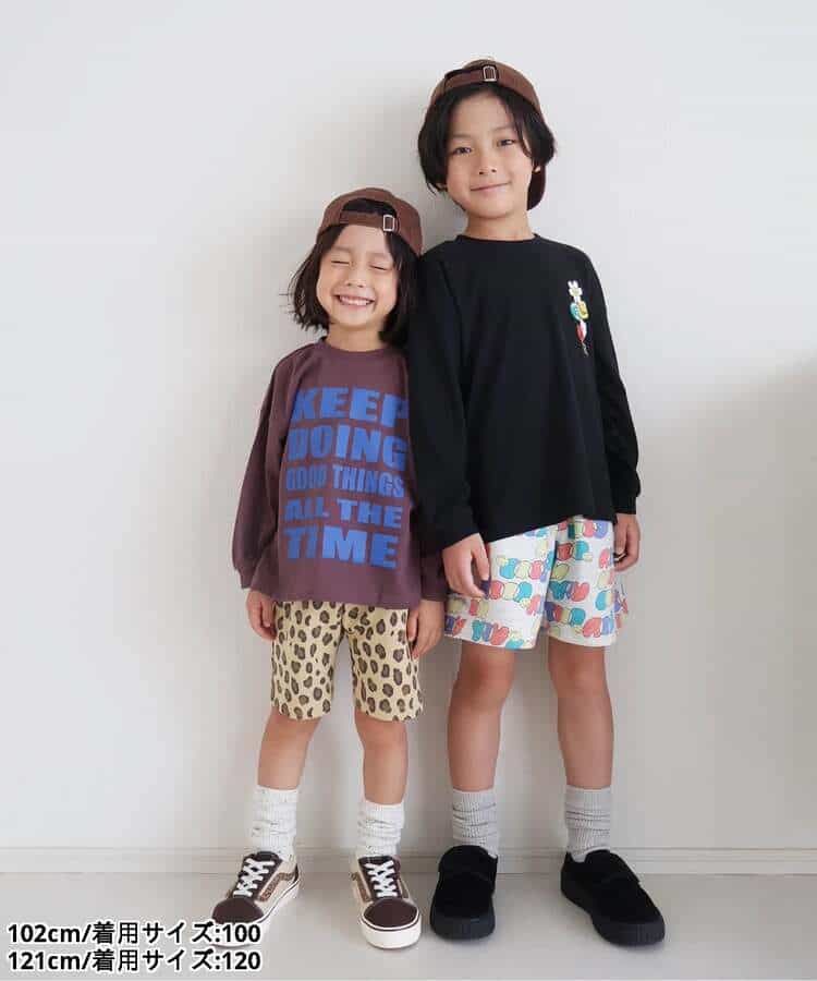 WEB限定  ゆったりシルエットグラフィックバリエーション長袖Tシャツ_979551