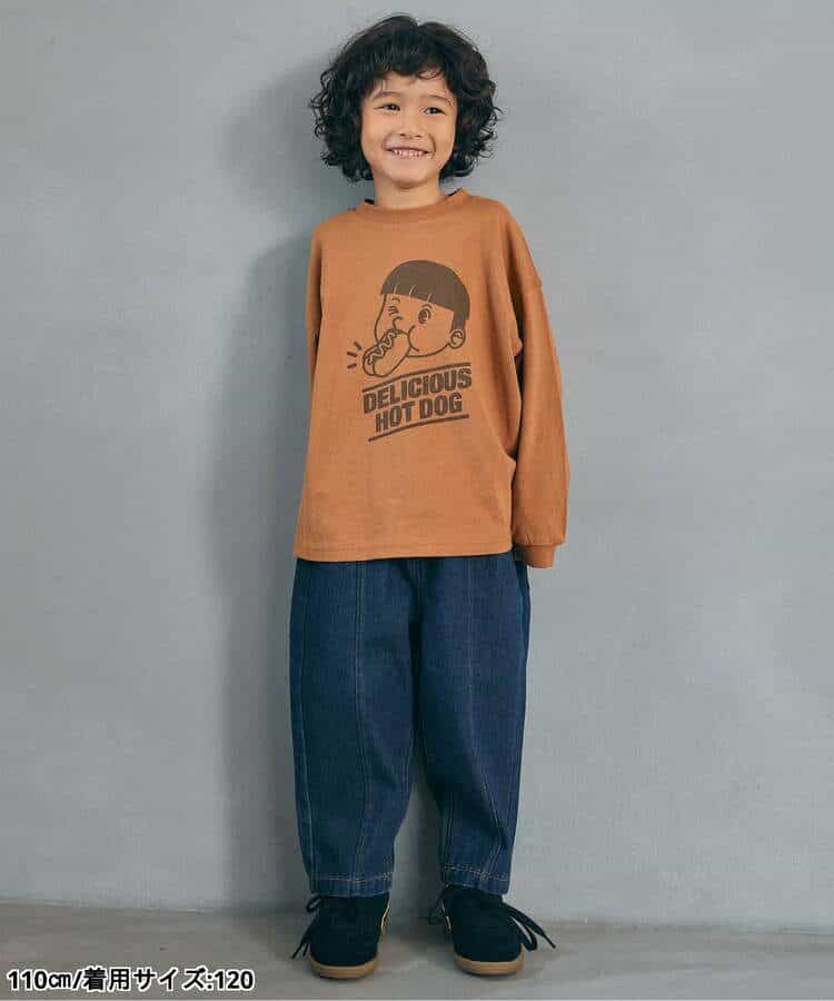 WEB限定  ゆったりシルエットグラフィックバリエーション長袖Tシャツ_979553