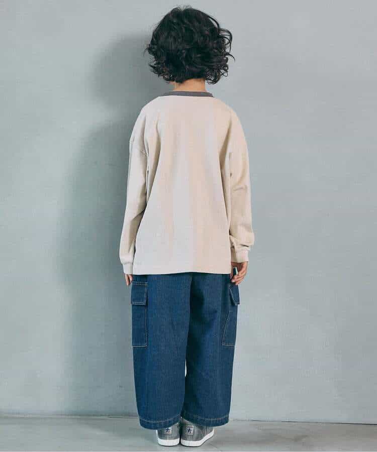 WEB限定  ゆったりシルエットグラフィックバリエーション長袖Tシャツ_981987