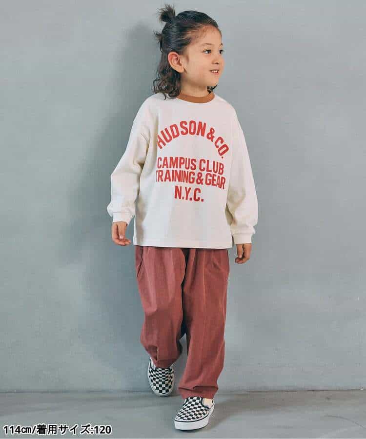 WEB限定  ゆったりシルエットグラフィックバリエーション長袖Tシャツ_981989