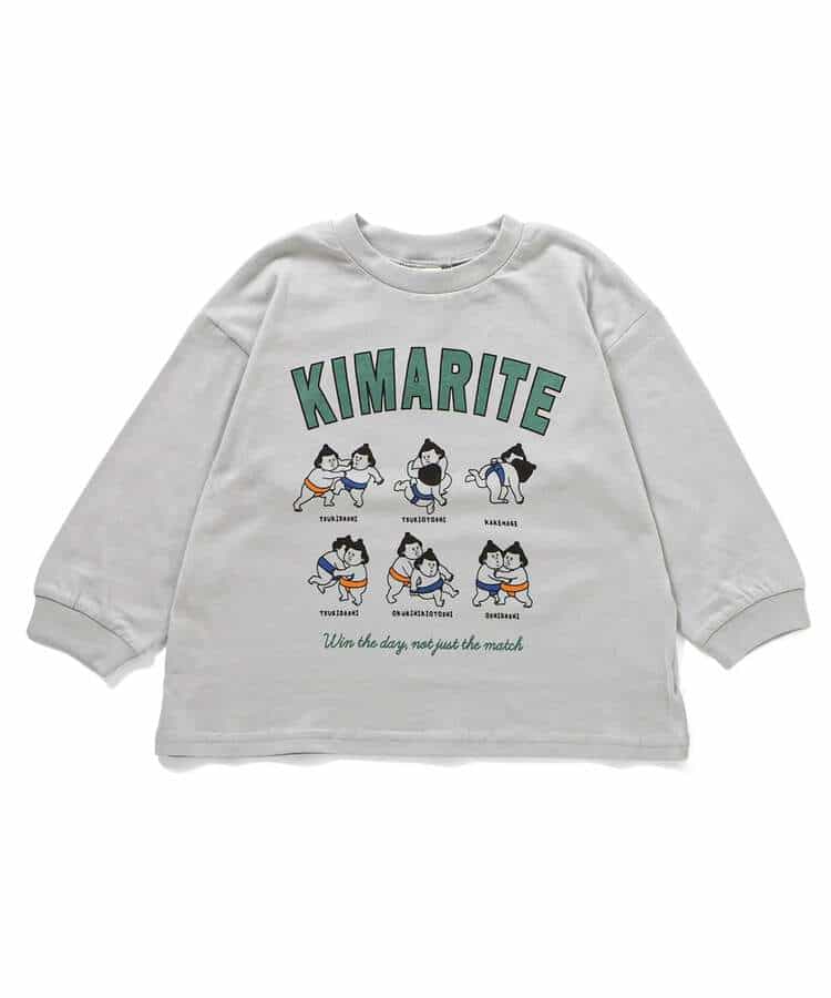 WEB限定  ゆったりシルエットグラフィックバリエーション長袖Tシャツ_981991