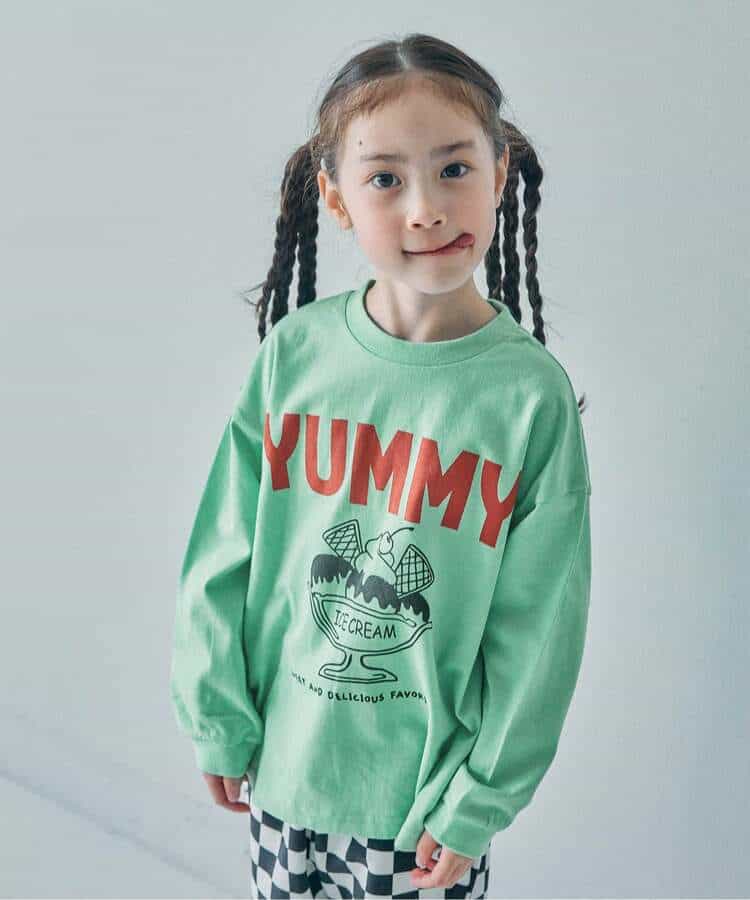 WEB限定  ゆったりシルエットグラフィックバリエーション長袖Tシャツ_981998