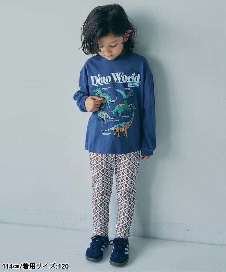 WEB限定  ゆったりシルエットグラフィックバリエーション長袖Tシャツ_982000