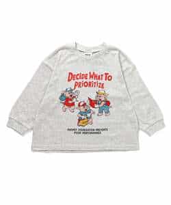 WEB限定  ゆったりシルエットグラフィックバリエーション長袖Tシャツ_982006