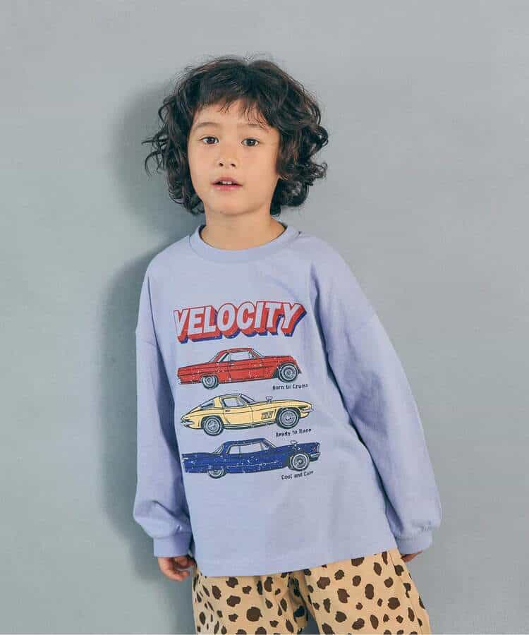 WEB限定  ゆったりシルエットグラフィックバリエーション長袖Tシャツ_982015