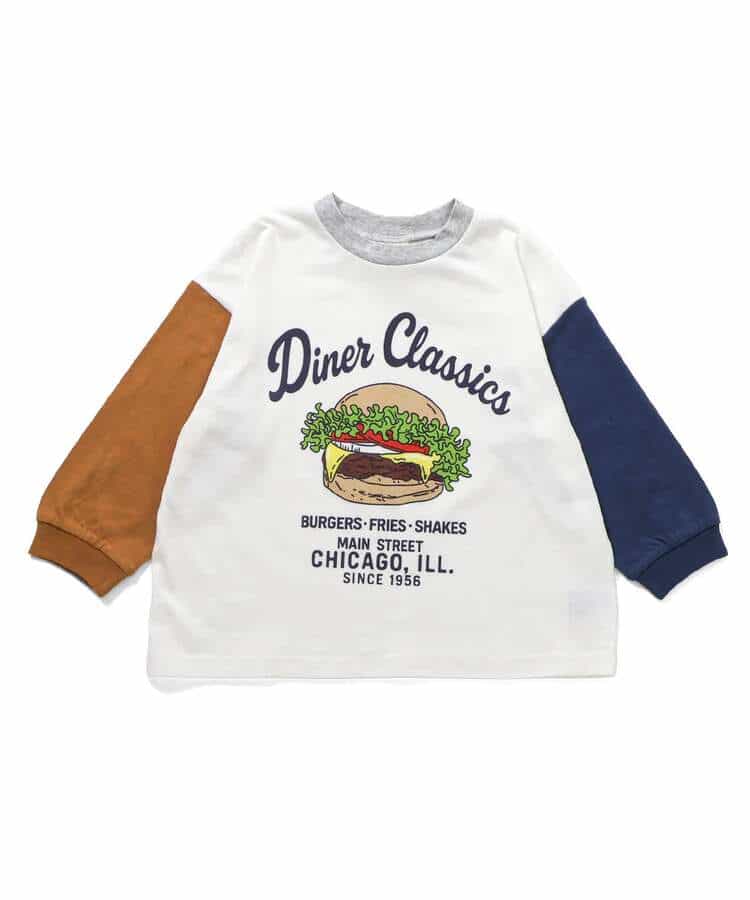 WEB限定  ゆったりシルエットグラフィックバリエーション長袖Tシャツ_982016