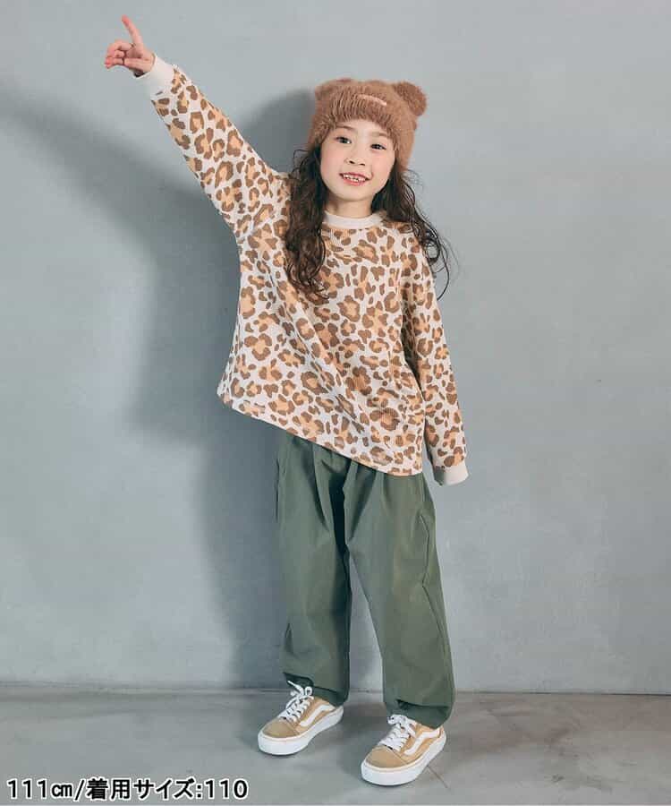 WEB限定  総柄＆ロゴワッフルTシャツ_948966