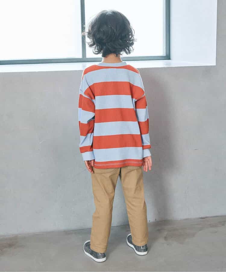 WEB限定  総柄＆ロゴワッフルTシャツ_948970