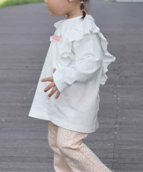 WEB限定 フリル長袖Tシャツ