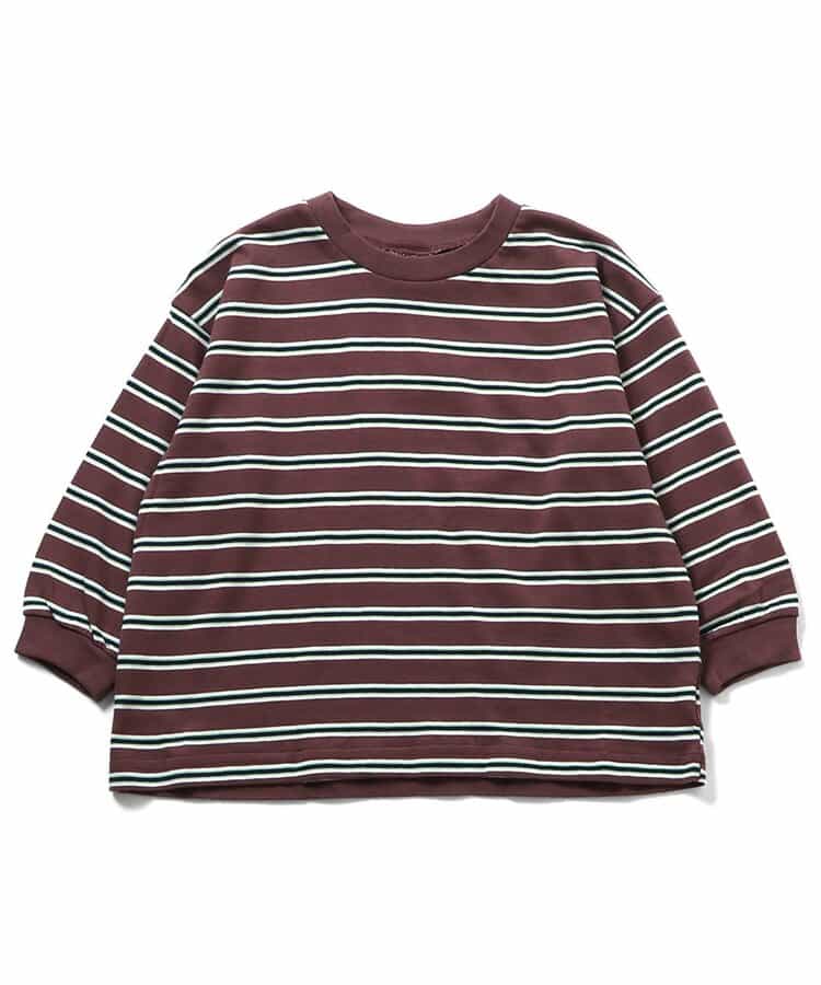 WEB限定  ゆったりシルエット無地・ボーダーTシャツ