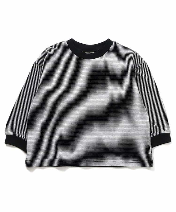 WEB限定  ゆったりシルエット無地・ボーダーTシャツ