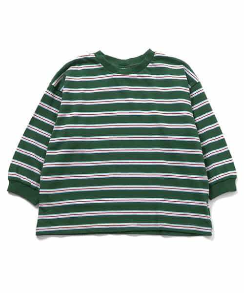 WEB限定  ゆったりシルエット無地・ボーダーTシャツ