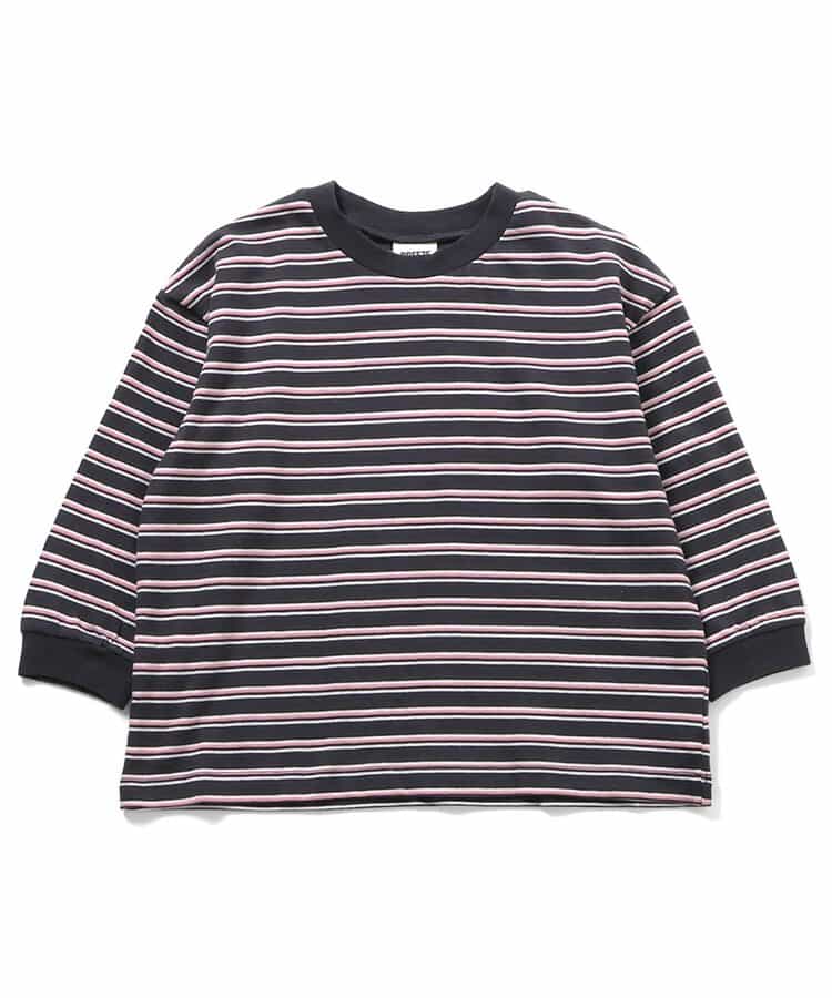 WEB限定  ゆったりシルエット無地・ボーダーTシャツ