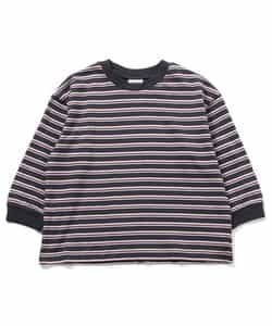 WEB限定  ゆったりシルエット無地・ボーダーTシャツ_844001