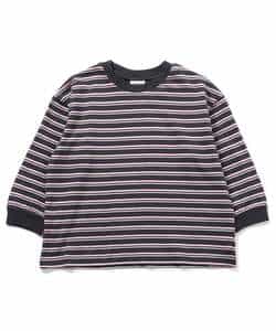 WEB限定  ゆったりシルエット無地・ボーダーTシャツ_946848