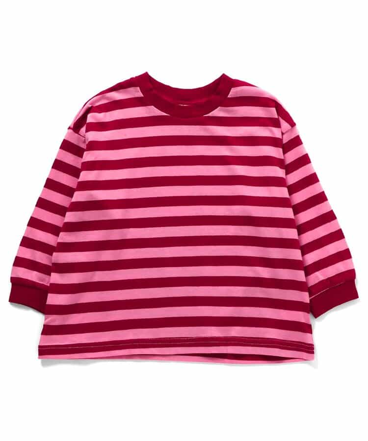 WEB限定  ゆったりシルエット無地・ボーダーTシャツ