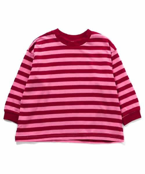 WEB限定  ゆったりシルエット無地・ボーダーTシャツ