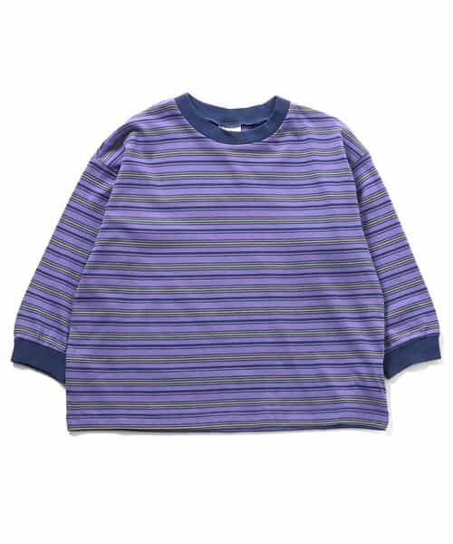 WEB限定  ゆったりシルエット無地・ボーダーTシャツ