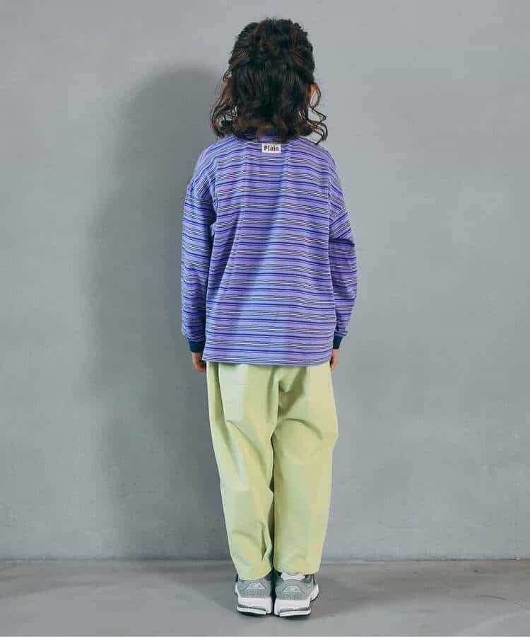 WEB限定  ゆったりシルエット無地・ボーダーTシャツ_946856
