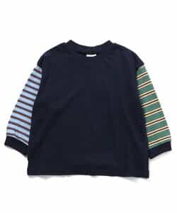 WEB限定  ゆったりシルエット無地・ボーダーTシャツ_844006