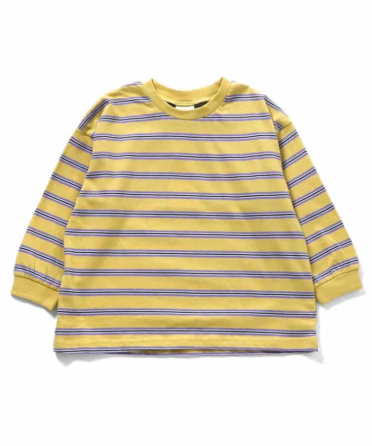 WEB限定  ゆったりシルエット無地・ボーダーTシャツ_946867