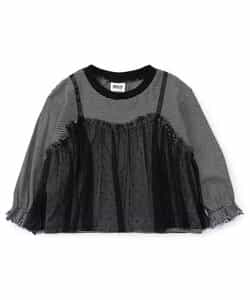 WEB限定  チュールレイヤードTシャツ_924779